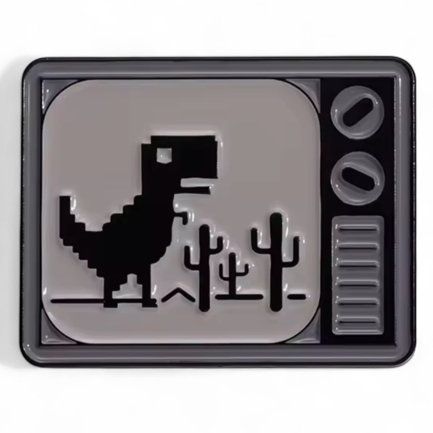 T-rex Game Pin Badge