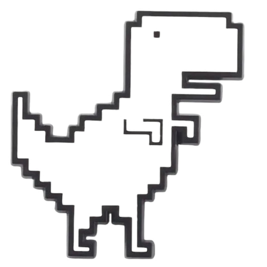 T-Rex Pixel Pin Badge