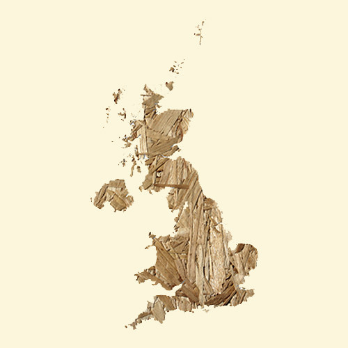 wooden map of the uk